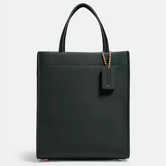 COACH Green Mini Cashin Tote - Picture 6 of 14